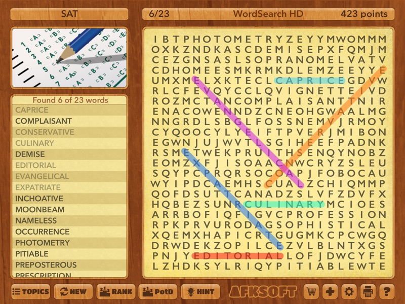WordSearch HD screenshot 11