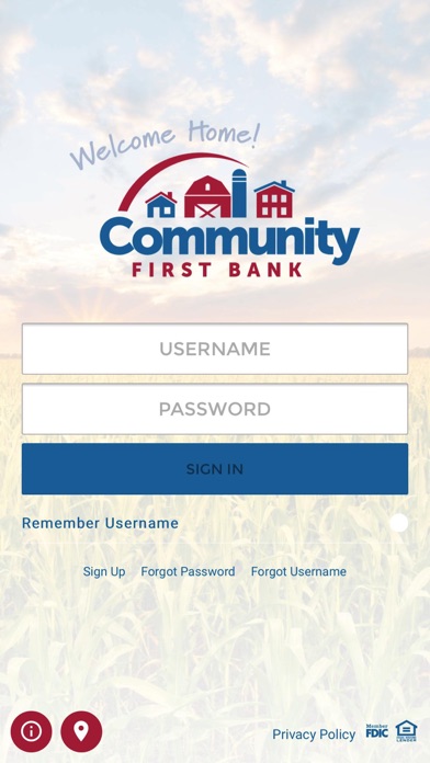 Community First Bank Nebraska Screenshot