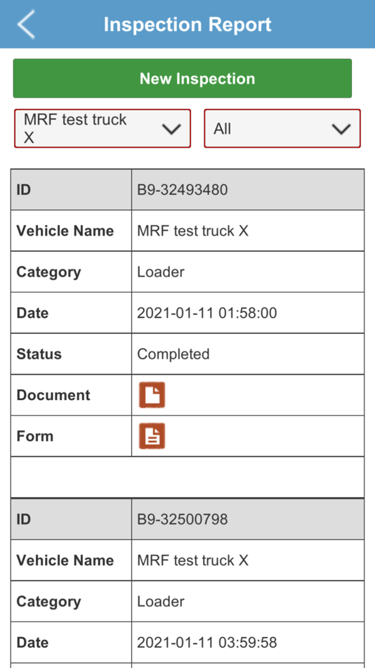 #5. MRF Vehicle Inspection (iOS) 由: MRF Geosystems Corporation