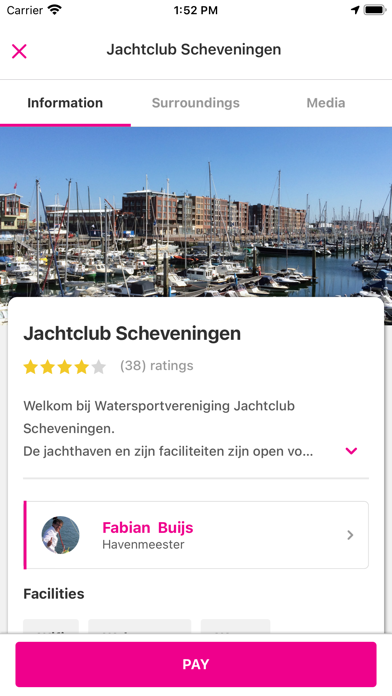 Blue Water App Screenshot