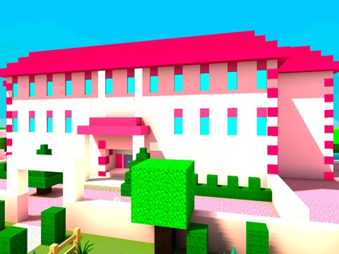 Pink Princess House Craft Gameのおすすめ画像1