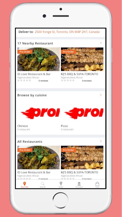Prompteat | Food Delivery App screenshot-3