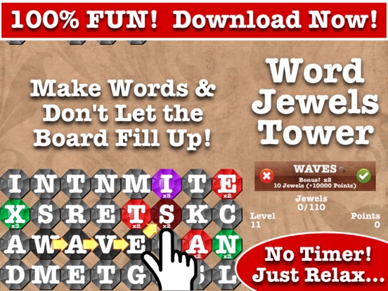 Screenshot #4 pour Word Jewels® Tower