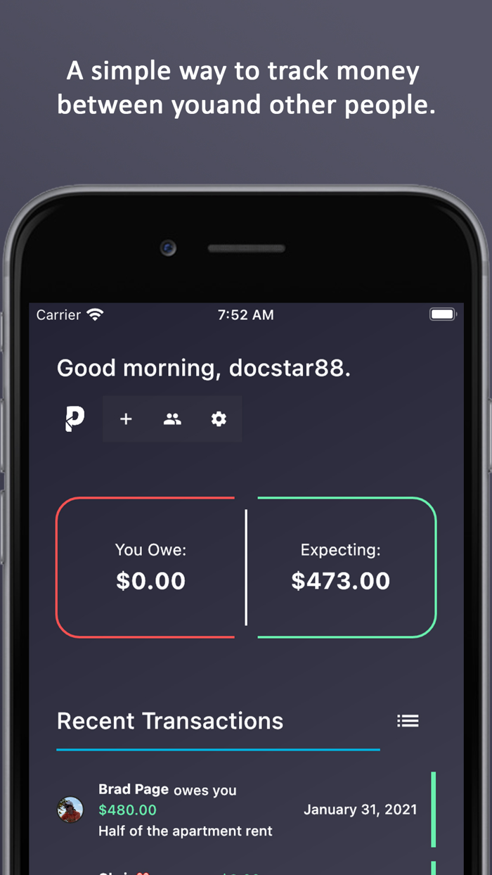 Payback Balance Tracker
