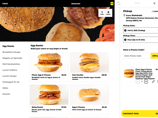 Fast Bagel iPad screenshot 4 - Food & Drink app