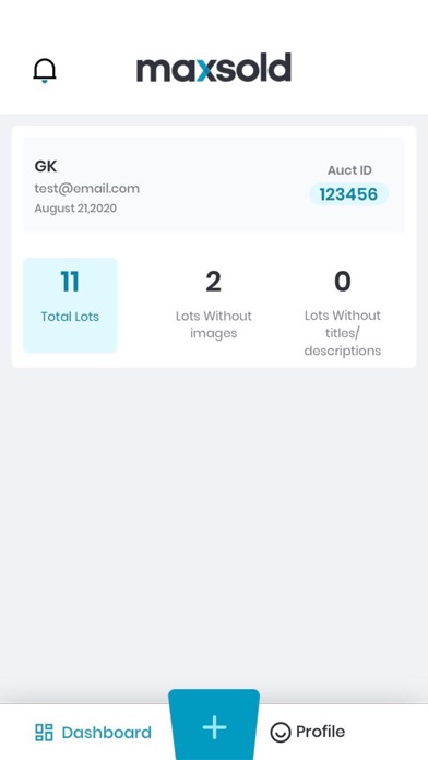 MaxSold Seller Screenshot