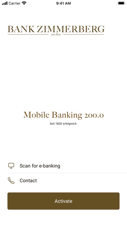 Mobile Banking Bank Zimmerberg