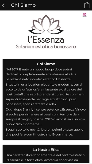 L Essenza Estetica Screenshot