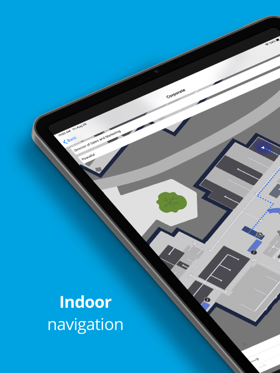 Inpixon iPad screenshot 3 - Navigation app
