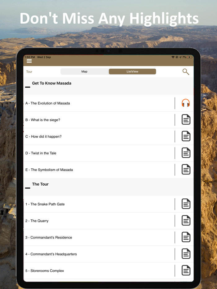 Masada Fortress Tour Guide