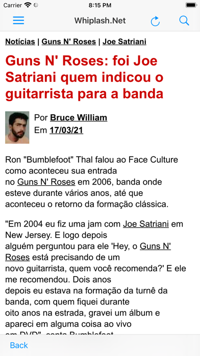 Whiplash.Net News Screenshot 2 - AppWisp.com