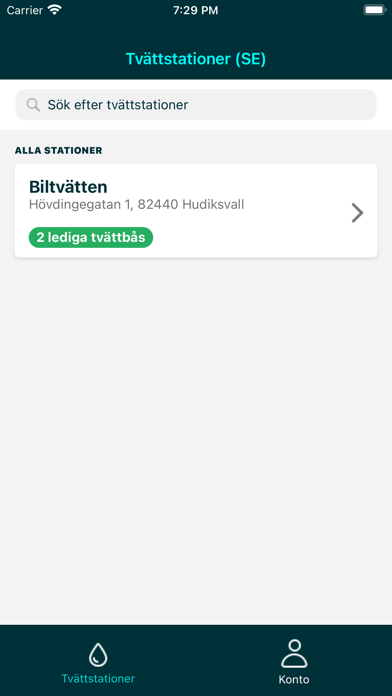 Biltvätt Screenshot