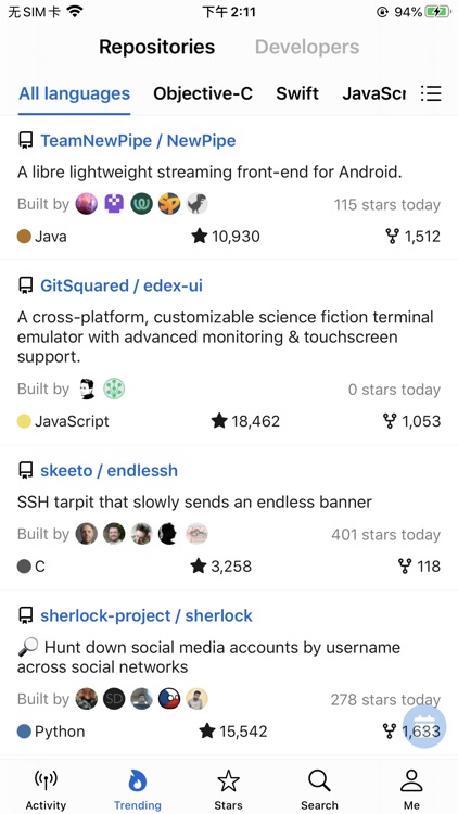 GeekHub for GitHub