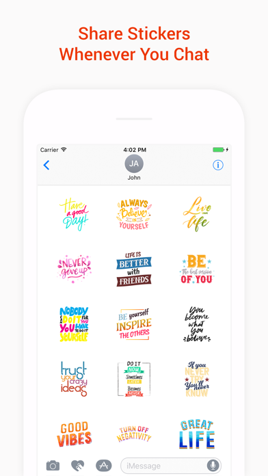 Positive Life Stickers Screenshot