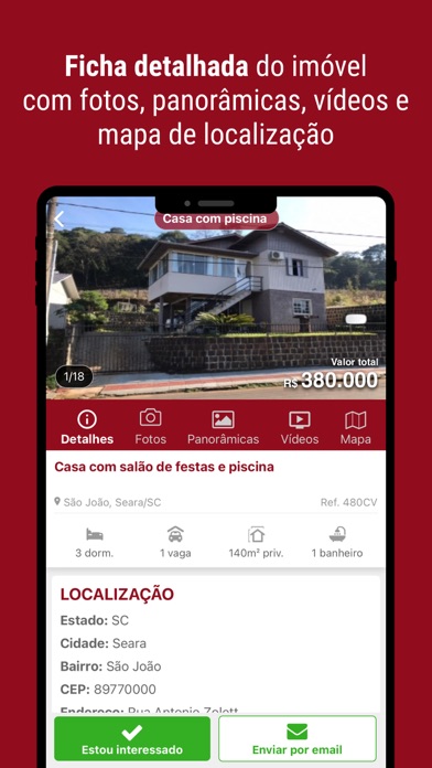 Imobiliária Schneider Screenshot