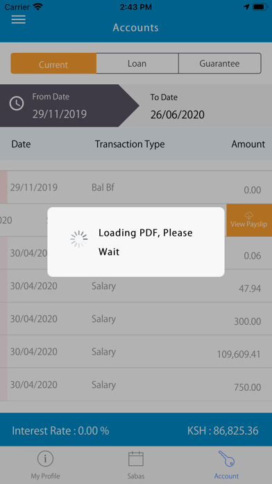 HR Staff - A/001 Screenshot