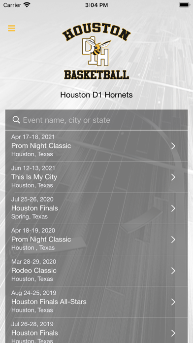 Screenshot #1 pour Houston D1 Hornets