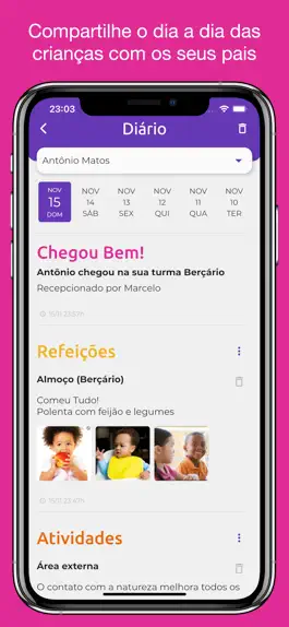 Game screenshot Kinder Kids - Diário Escolar hack