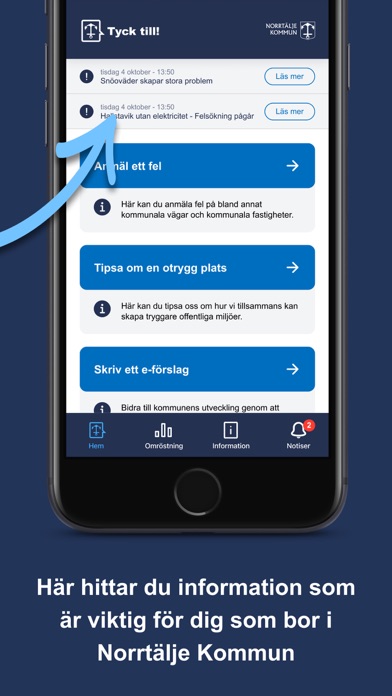 Tyck till - Norrtälje kommun Screenshot