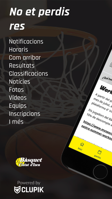 Screenshot #2 pour Bàsquet Ciutat d'Inca