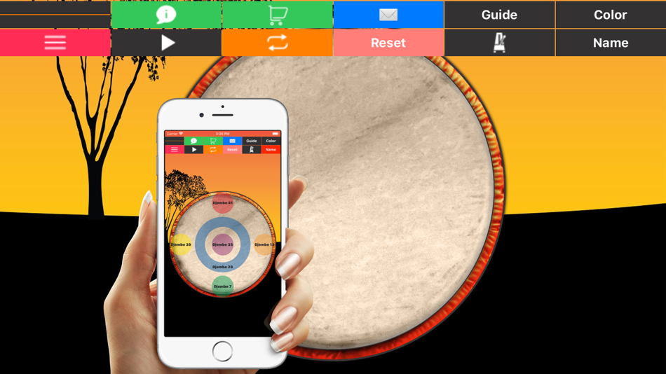 Djembe + - Drum Percussion Pad - 1.1.0 - (iOS)