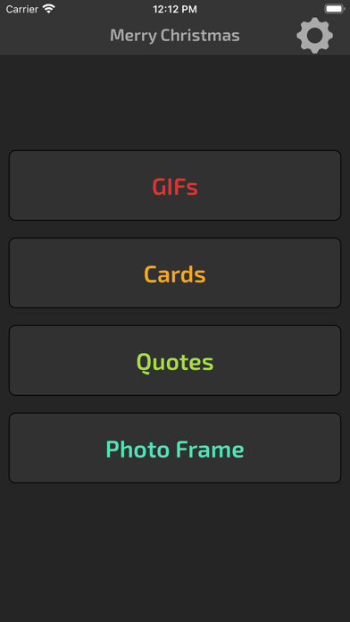 Screenshot #1 pour Christmas Wishes Card Greeting