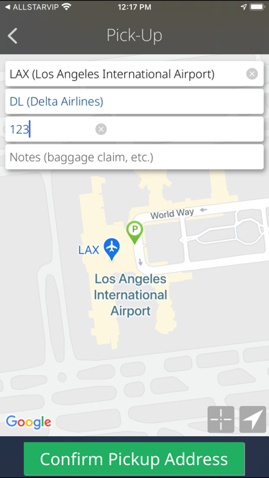 Book a Limo – A&G WWC Services Screenshot