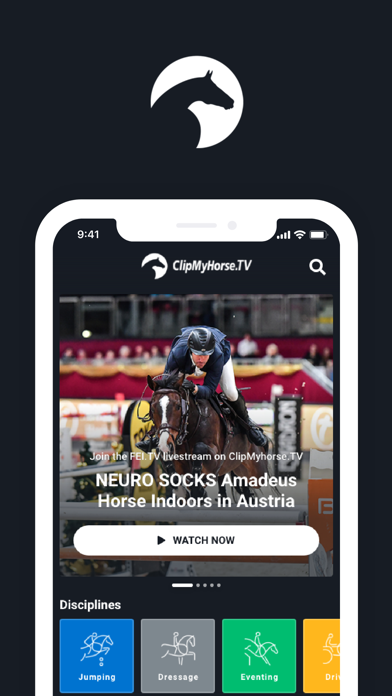 Télécharger ClipMyHorse.TV & FEI.TV pour iPhone / iPad sur l'App Store  (Sports)