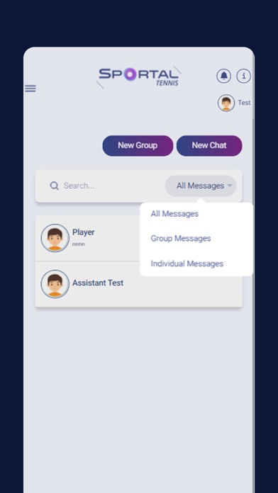 Sportal Tennis Screenshot