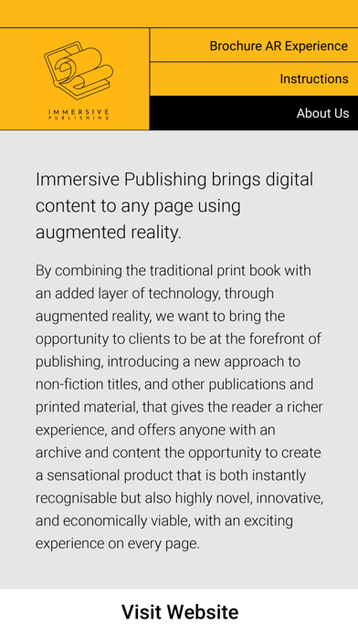 Immersive Publishing Screenshot