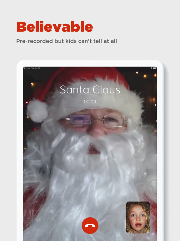 Screenshot #6 pour Video Call Santa