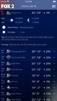 fox 2 st louis weather iphone screenshot 2