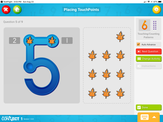 Screenshot #4 pour TouchMath Connect 1