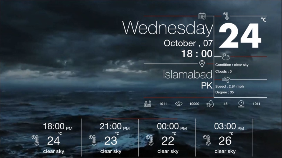 Screenshot #5 for Weather Forecast: Themes in 4K