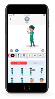 nurse/hospital - gifs stickers iphone screenshot 2