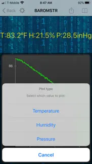 baromaster weather station iphone screenshot 2