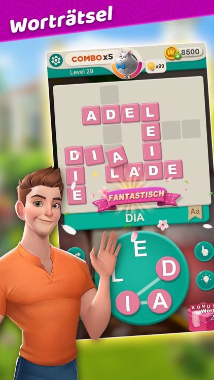 Wort Villa - Word Puzzle game