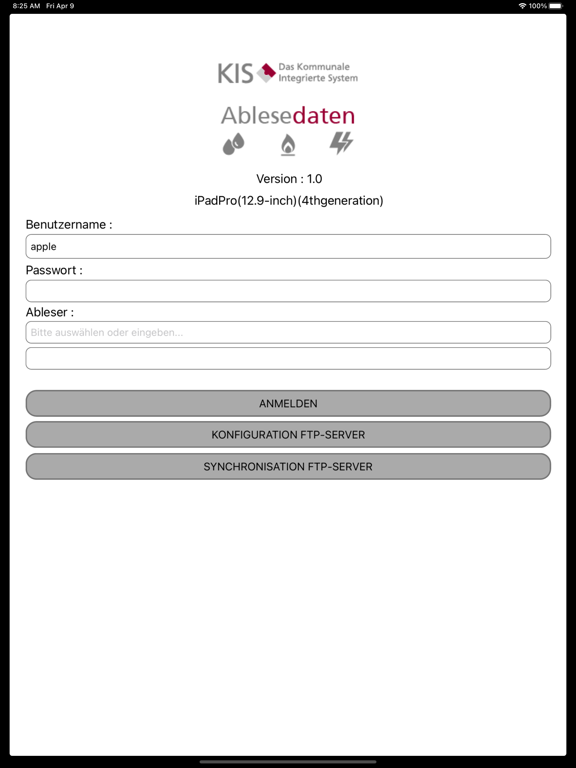 Screenshot #4 pour Ablesedaten