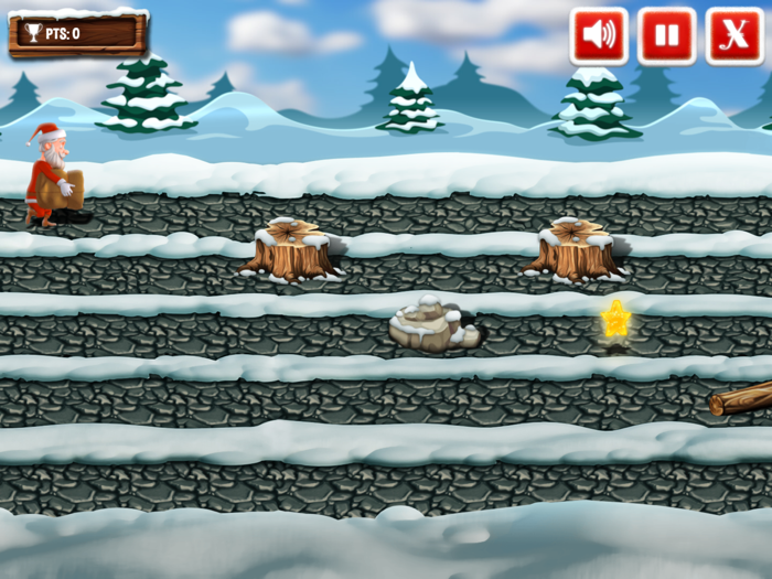 Christmas Rush Santa