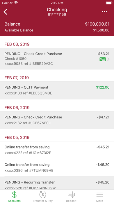 SLV Federal Bank Mobile App Screenshot