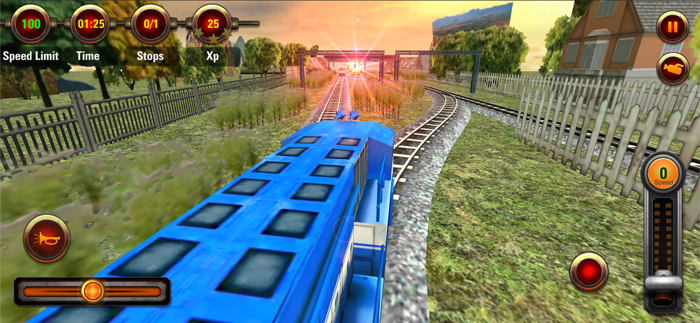 Train racing 3D 2 player
