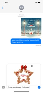 Most Beautiful X-Mas Stickers screenshot #2 for iPhone