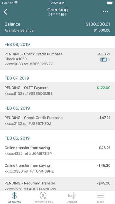 Pinal County FCU Screenshot