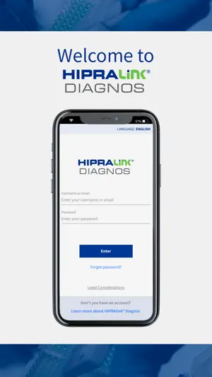 HIPRAlink® Diagnos screenshot 1
