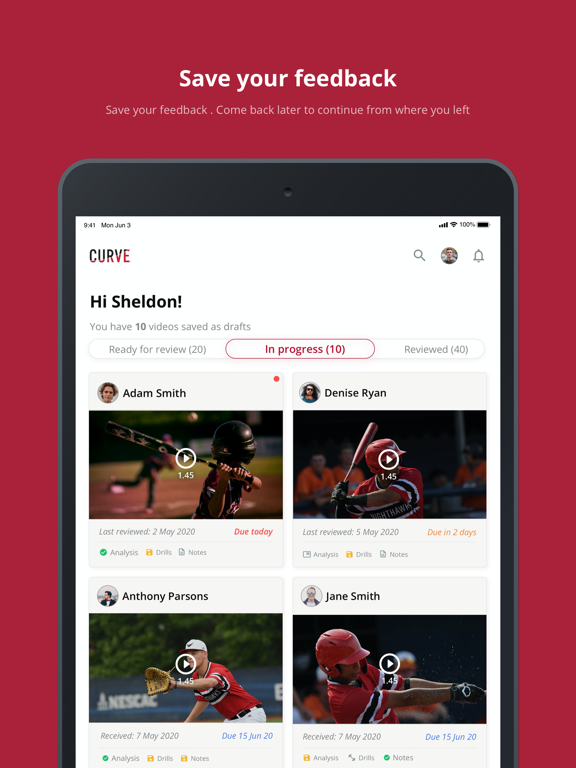 Screenshot #4 pour Curve by Baseball.works™