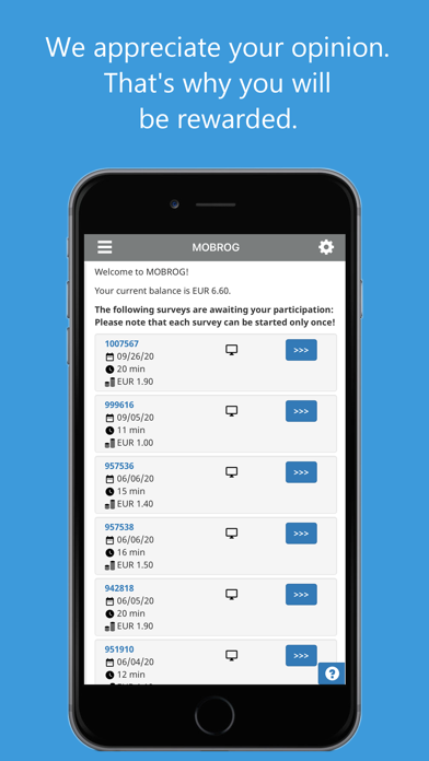 MOBROG app Screenshot