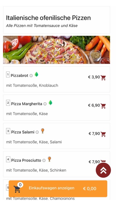 Pizzeria Milano Isny Screenshot