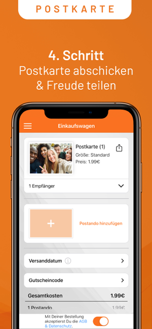 ‎Postando Postkarten Puzzle App Screenshot