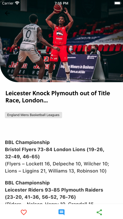 GB Basketball - BBL, WBBL News Screenshot