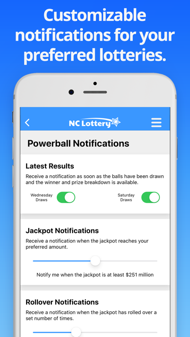 North Carolina Lotto Results Screenshot